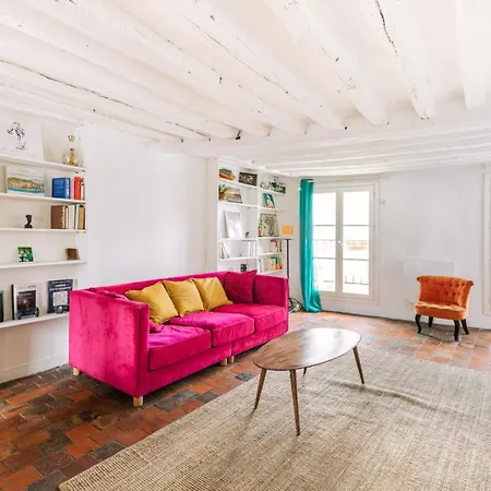 Lägenhet Guestready - Le Marais Getaway With A Balcony *